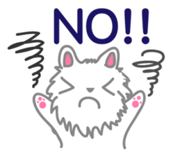 Hi,cute dog. sticker #14124761