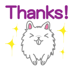 Hi,cute dog. sticker #14124763