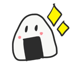 Hanpen-kun and Onigiri-kun sticker #14126441