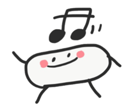 Hanpen-kun and Onigiri-kun sticker #14126451