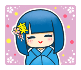 Tokyo kimono sisters sticker #14126547