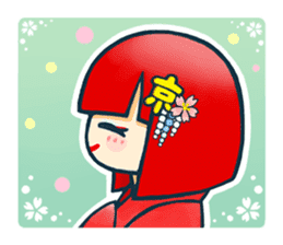 Tokyo kimono sisters sticker #14126549