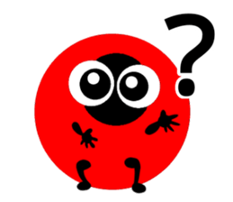 Red pixie sticker #14127014