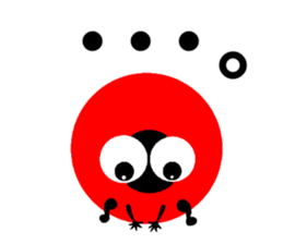 Red pixie sticker #14127015