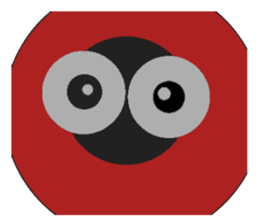 Red pixie sticker #14127018