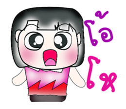 Hello! My name is Mishi.^___^ sticker #14127441