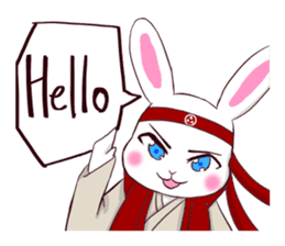 [SAMURAI?] Rabbit MUSASHI 1 sticker #14127574