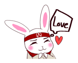 [SAMURAI?] Rabbit MUSASHI 1 sticker #14127578