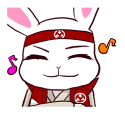 [SAMURAI?] Rabbit MUSASHI 1 sticker #14127579