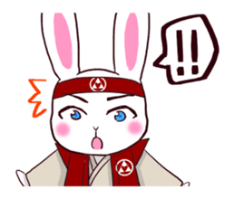 [SAMURAI?] Rabbit MUSASHI 1 sticker #14127582