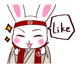 [SAMURAI?] Rabbit MUSASHI 1 sticker #14127584