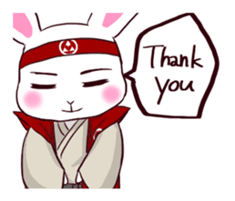 [SAMURAI?] Rabbit MUSASHI 1 sticker #14127585