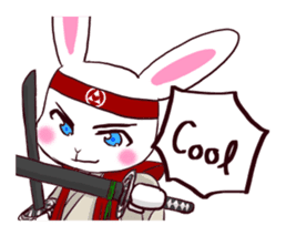 [SAMURAI?] Rabbit MUSASHI 1 sticker #14127586