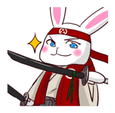 [SAMURAI?] Rabbit MUSASHI 1 sticker #14127591