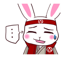 [SAMURAI?] Rabbit MUSASHI 1 sticker #14127593