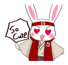 [SAMURAI?] Rabbit MUSASHI 1 sticker #14127596