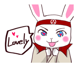 [SAMURAI?] Rabbit MUSASHI 1 sticker #14127597