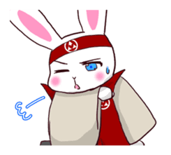 [SAMURAI?] Rabbit MUSASHI 1 sticker #14127599