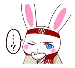 [SAMURAI?] Rabbit MUSASHI 1 sticker #14127601