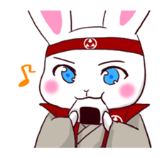 [SAMURAI?] Rabbit MUSASHI 1 sticker #14127603