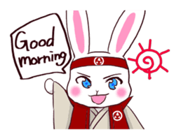 [SAMURAI?] Rabbit MUSASHI 1 sticker #14127604