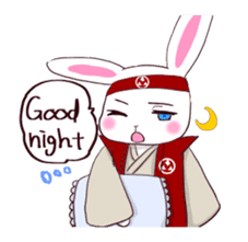 [SAMURAI?] Rabbit MUSASHI 1 sticker #14127605