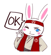 [SAMURAI?] Rabbit MUSASHI 1 sticker #14127606