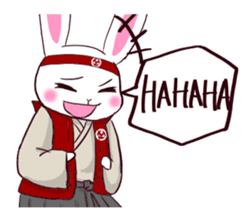 [SAMURAI?] Rabbit MUSASHI 1 sticker #14127607