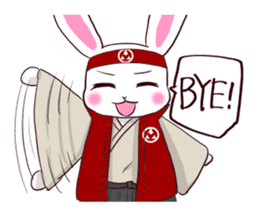 [SAMURAI?] Rabbit MUSASHI 1 sticker #14127608