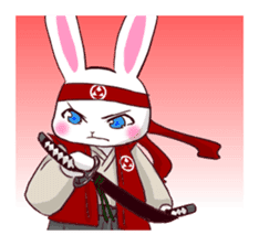 [SAMURAI?] Rabbit MUSASHI 1 sticker #14127610