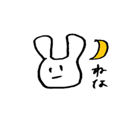 very common rabbit sticker #14127831