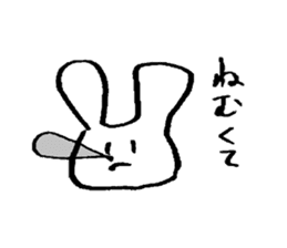 very common rabbit sticker #14127837