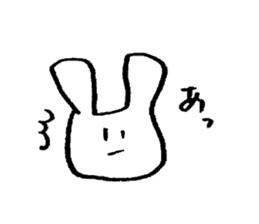 very common rabbit sticker #14127847