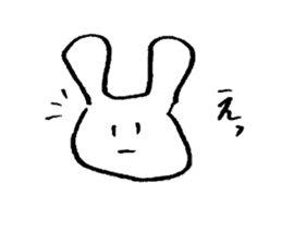 very common rabbit sticker #14127848