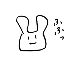 very common rabbit sticker #14127850