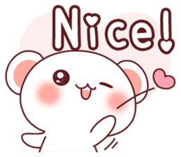 Fluffy Bear most Lovely 40set sticker #14128062