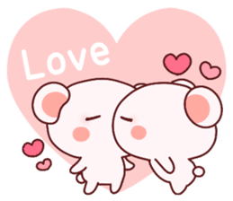 Fluffy Bear most Lovely 40set sticker #14128066