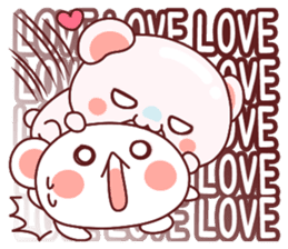 Fluffy Bear most Lovely 40set sticker #14128081