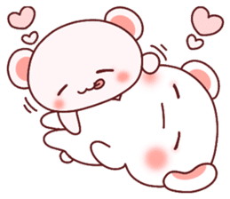 Fluffy Bear most Lovely 40set sticker #14128089