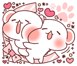 Fluffy Bear most Lovely 40set sticker #14128090