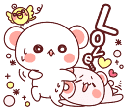 Fluffy Bear most Lovely 40set sticker #14128092