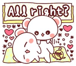 Fluffy Bear most Lovely 40set sticker #14128097