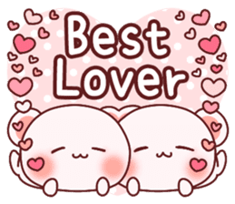 Fluffy Bear most Lovely 40set sticker #14128101