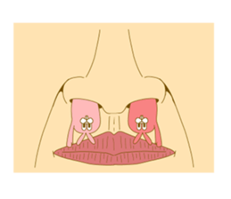 Medium mammal pink9 sticker #14128253