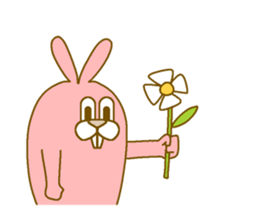 Medium mammal pink9 sticker #14128254