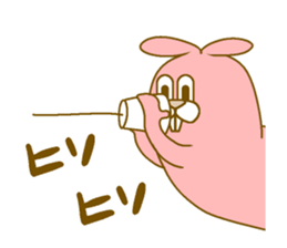 Medium mammal pink9 sticker #14128277