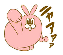 Medium mammal pink9 sticker #14128282