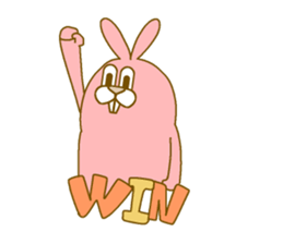 Medium mammal pink9 sticker #14128285