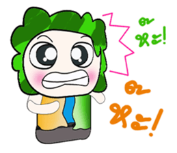 Hello!! My name is Tamura. sticker #14128373