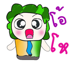 Hello!! My name is Tamura. sticker #14128377